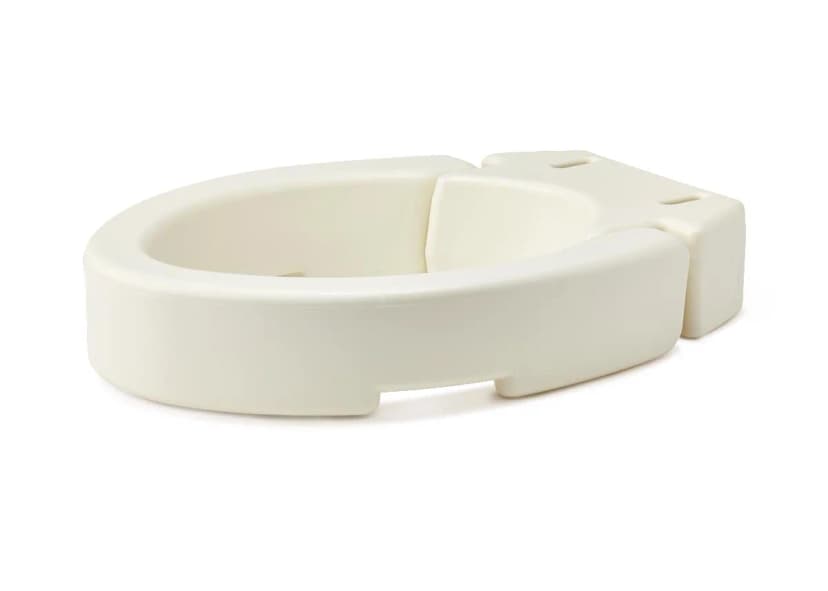 Hinged Raised Toilet Seat Riser