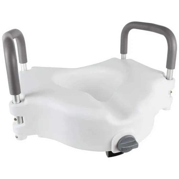 Raised Toilet Seat with Handles