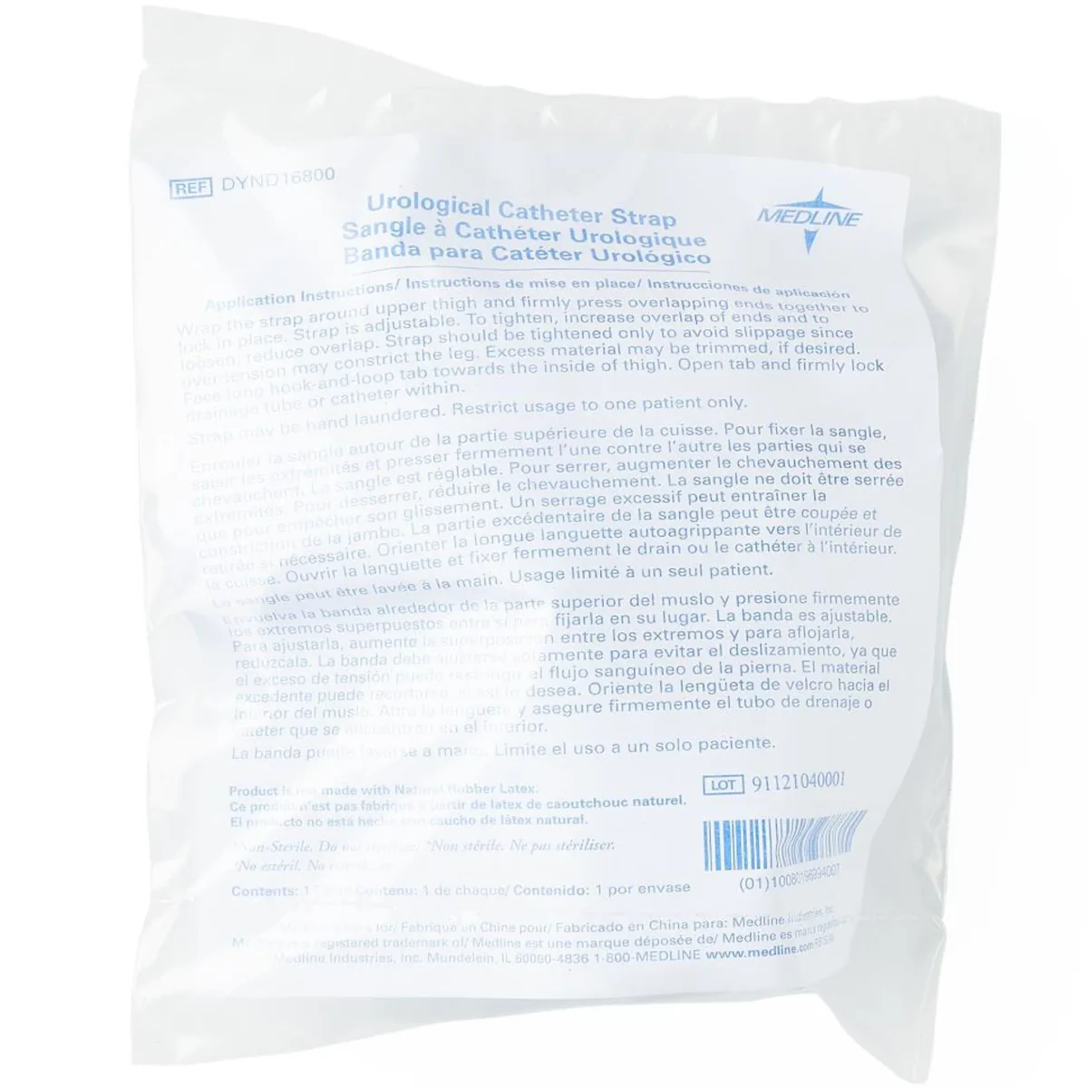 Adjustable Catheter Leg Strap